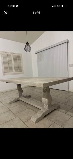 Kinston 94” Solid Wood Dining Table