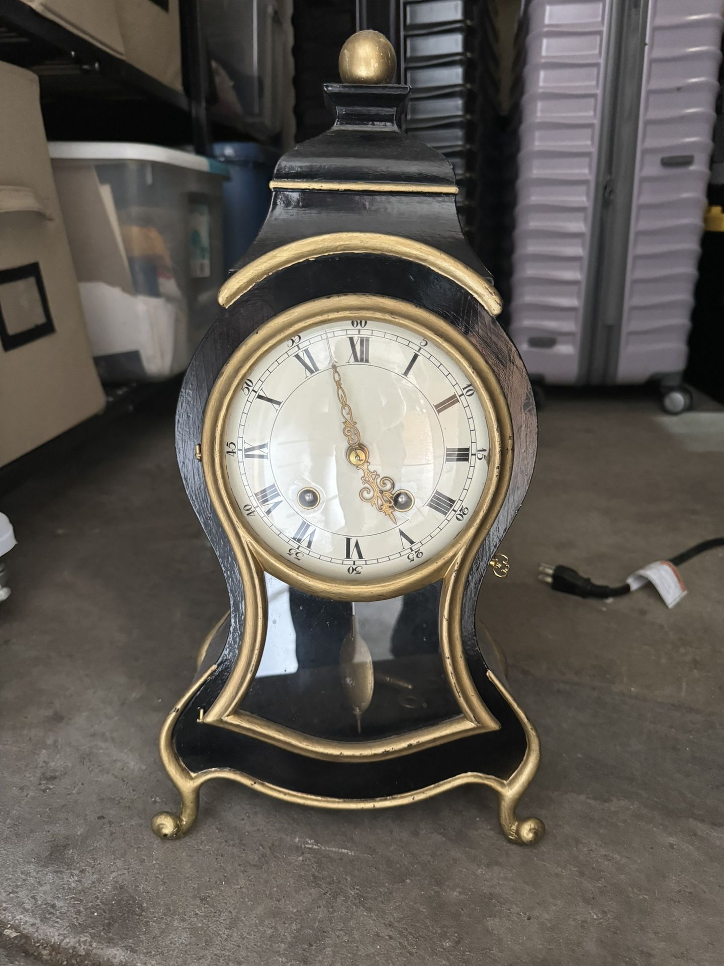 Antique Swiss Mantel Clock