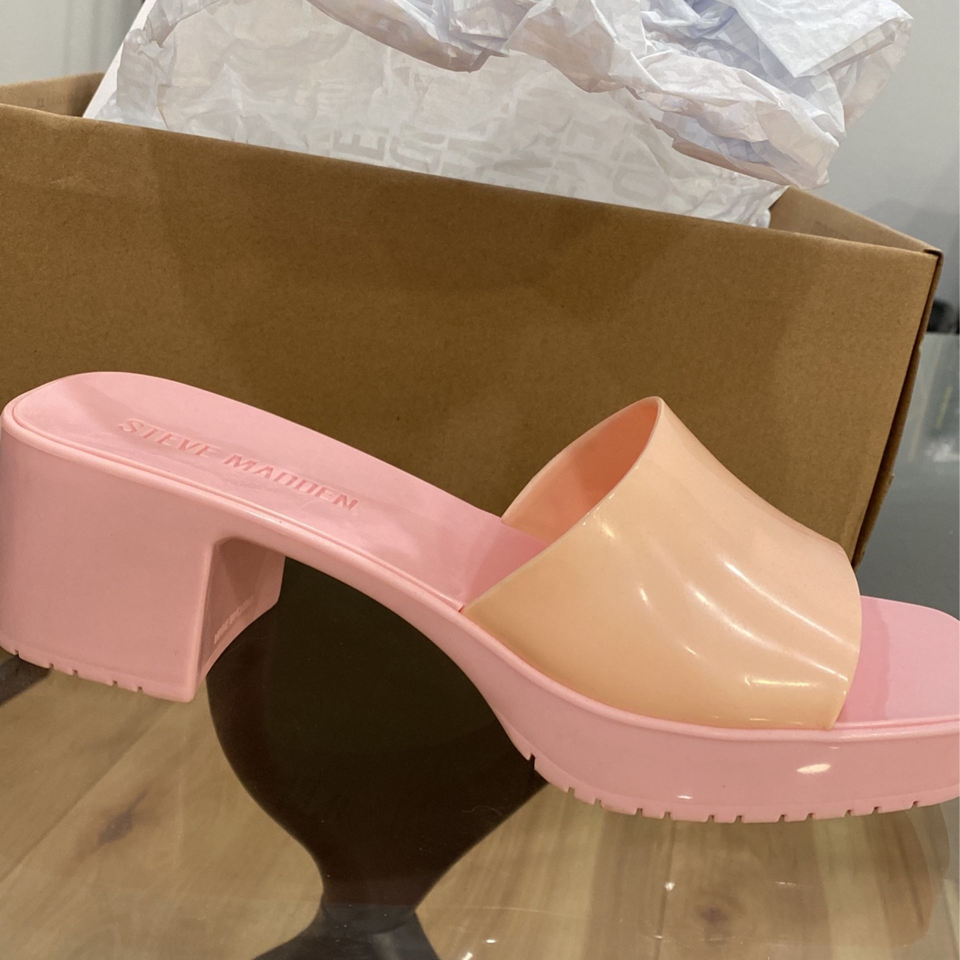 Steve Madden Pink Barbie Shoes Size 7 Harlin Heels