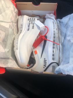 DS SIZE 8 OFF WHITE AIR MAX 97 ORIGINAL 10