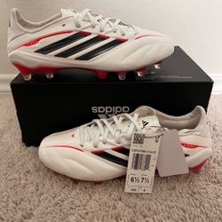 Adidas Copa Pure 4 Elite FG Zero Metalic Black Red Soccer Cleats
