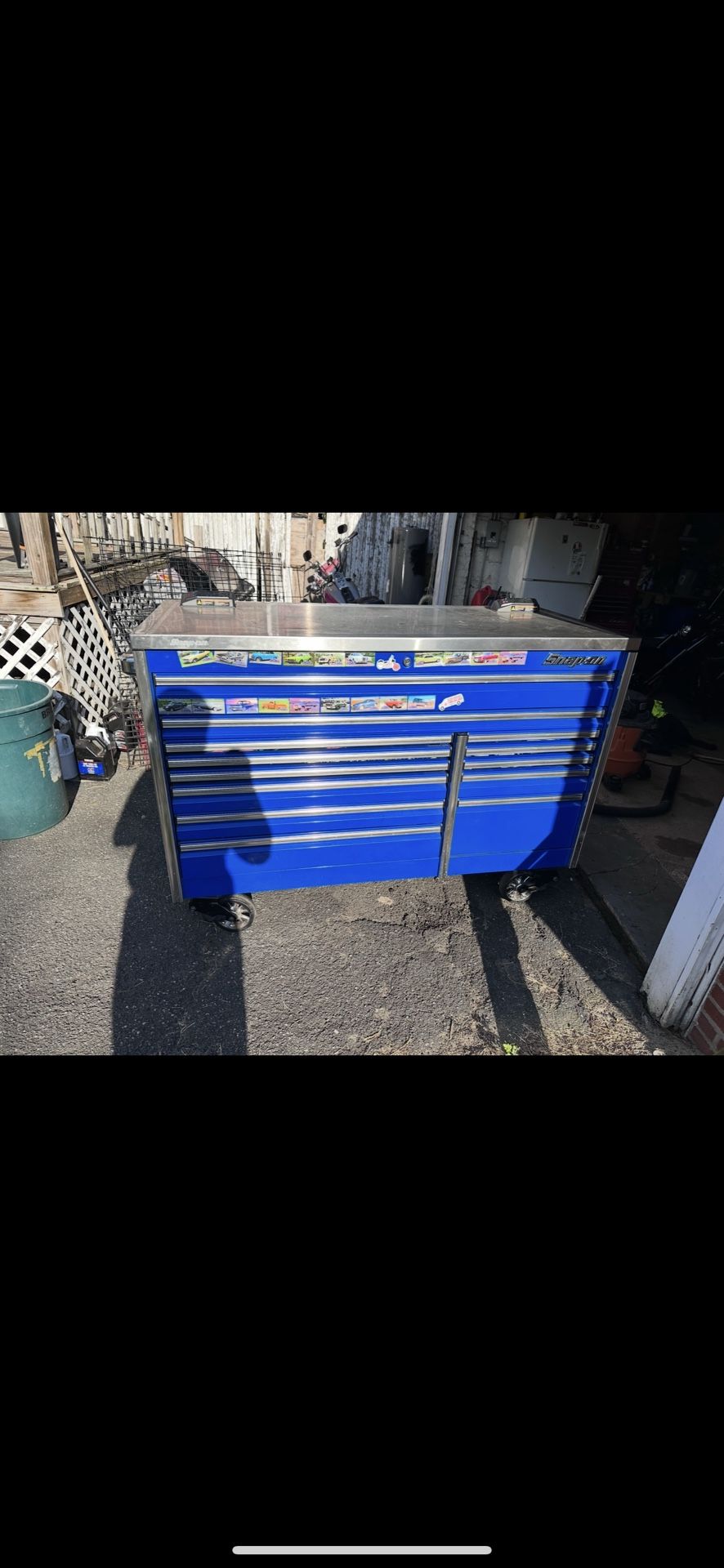 Snap On 68” Epiq Tool Box With Stainless Steel Top