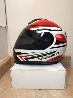 Schuberth S2 Full Face Motorcycle Helmet w/ Cardo SRC Bluetooth System - Size M (57)
