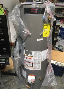 RUDD 50 gallon power vent water heater
