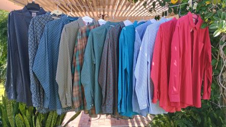 12 Western Cinch Men's XL Dress Shirts. Read description for price