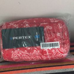 Supreme Puffer Pouch Red Paisleys 