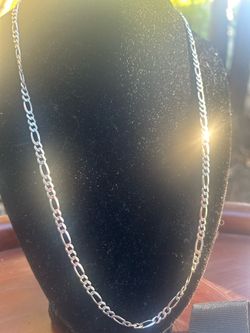 Vintage Long silver chain solid sterling 925 from Italy