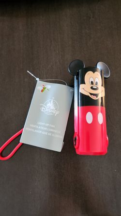 DISNEY Mickey LED Light-Up Fan NEW