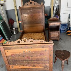 Antique Twin Bed  Set Princess Style 