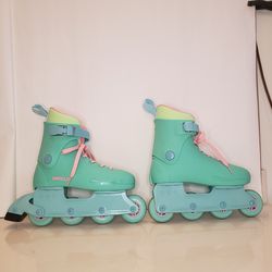 Impala inline skates - size womens 6 - teal dreams