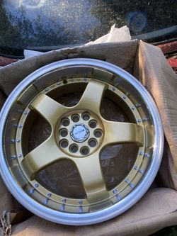 Redline 5-Spoke Gold Alloy Wheel