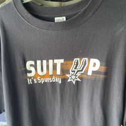 Spurs. Suit up shirt. XL