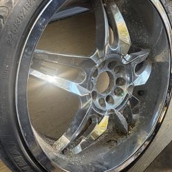 20in  chrome rims universal