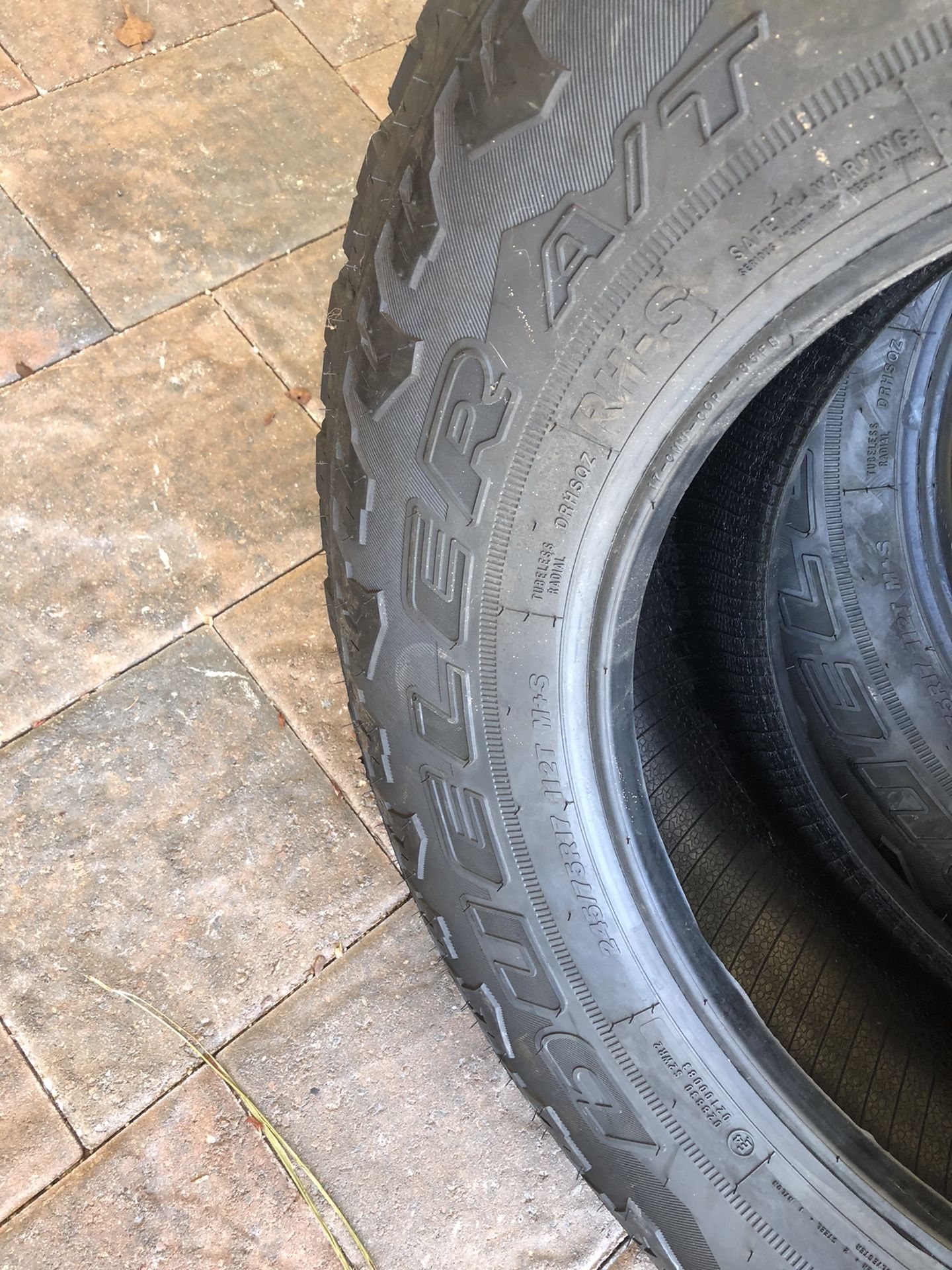 (2) Bridgestone Dueler 245/75/17 year 2021