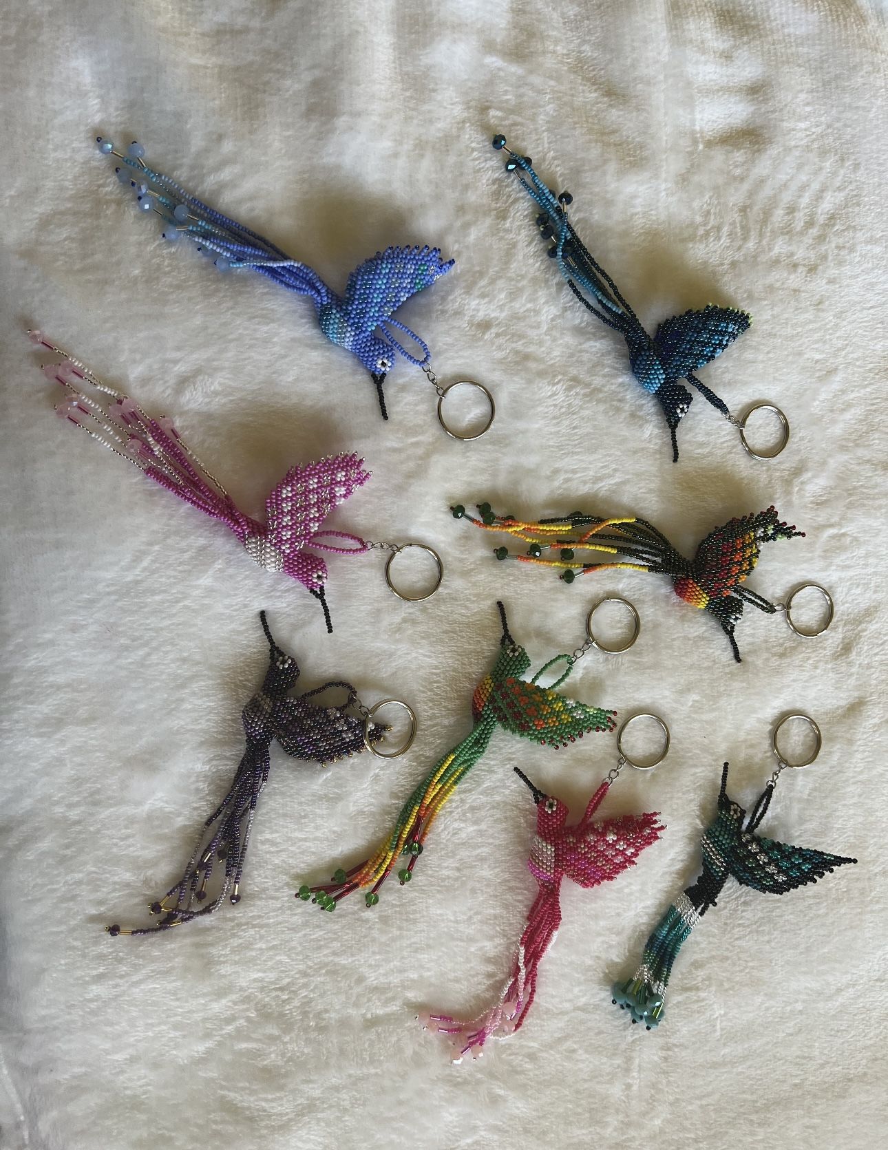 Keychain Humming Birds