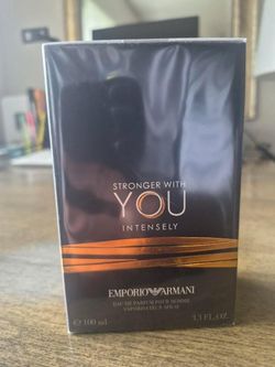 Armani Stronger With You Intensely EDP 100ml (3.3oz) – New Sealed ✨