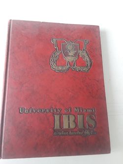 UNIVERSITY OF MIAMI IBIS 1952