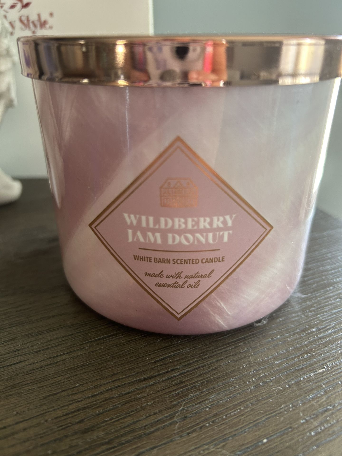 Wildberry Jam Donut 3 Wick Candle