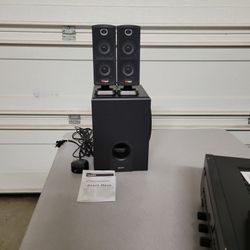 Multimedia Speakers, Subwoofer & Volume Control 
