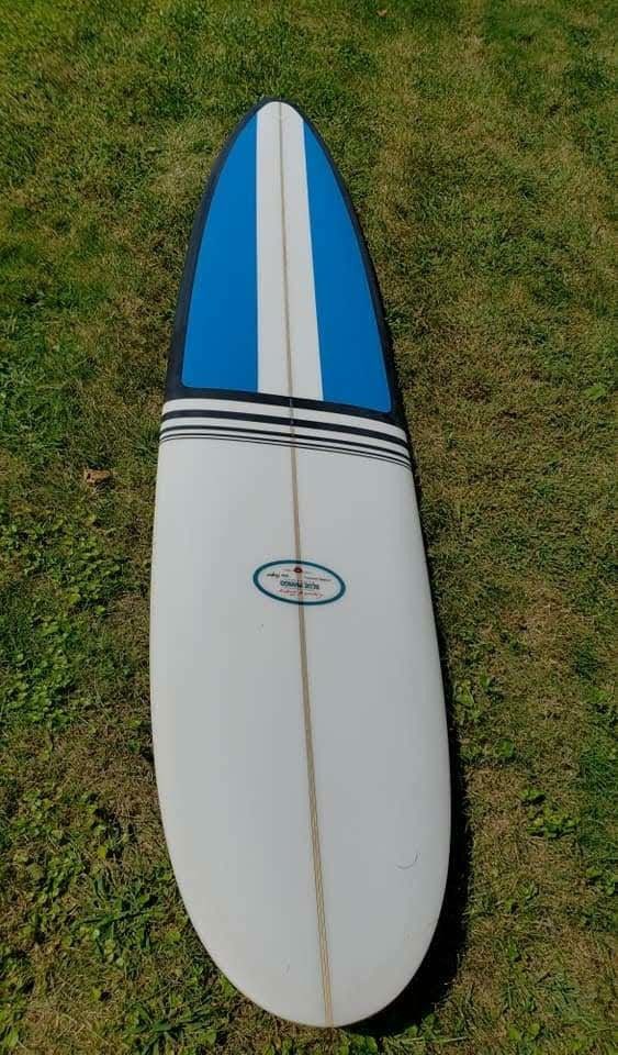 Corky Carroll Blue Mango and Mike Purpus Hot Lips 💋 Legendary Series Surfboard