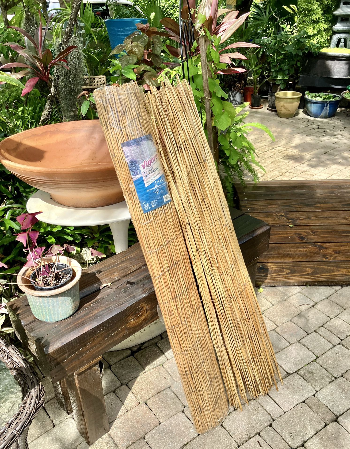4’ Vigoro Reed Fencing: 4’H x 8’L-$10each
