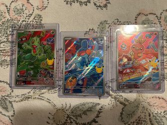 Pokémon Series 3 Gen 3 Treecko Mudkip Torchic Set