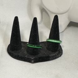 Green Cat Eye Ring Size 8 And 9 Available 