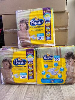 Pequeñin Extraprotección Diapers Size 5/XXG – 3 Packs for $10