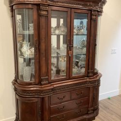 Antique Wood Hutch