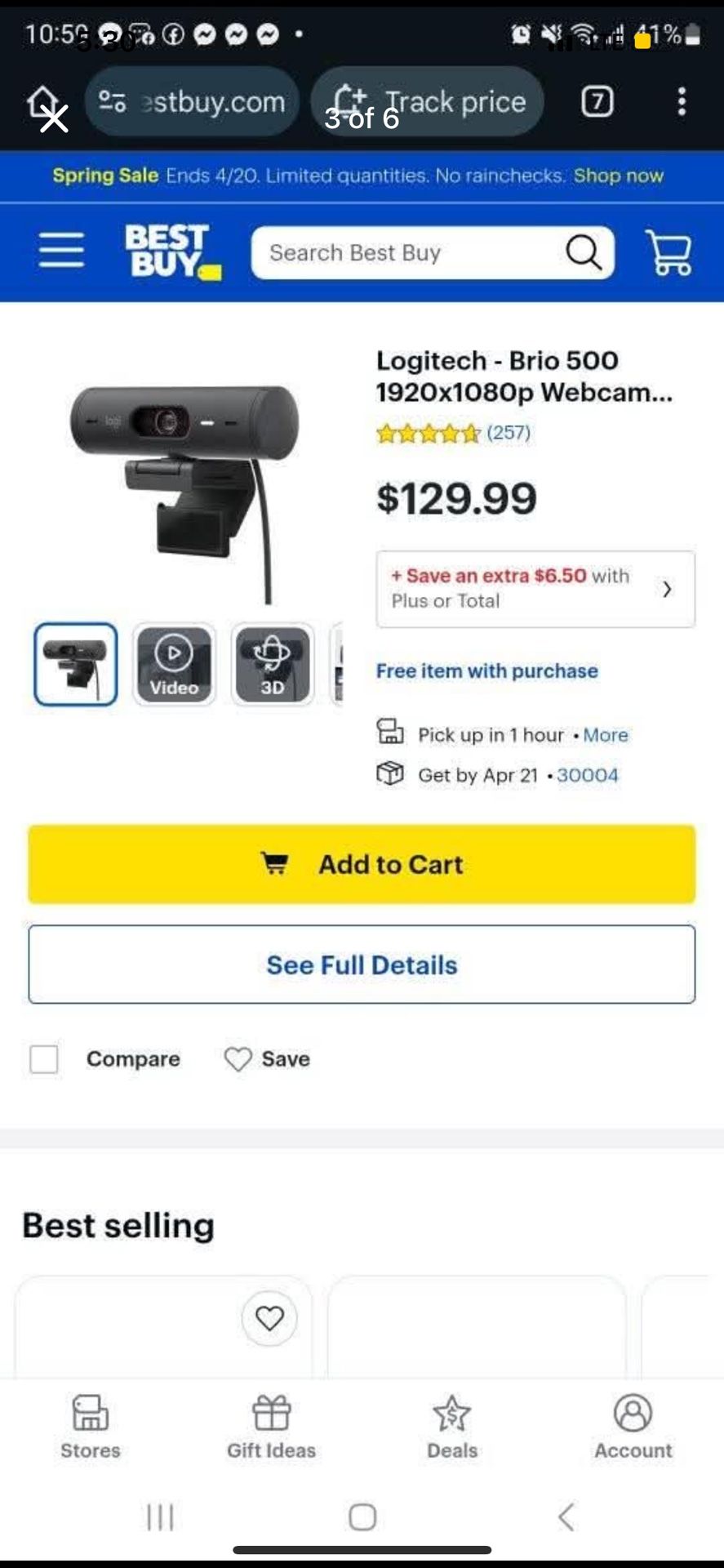 Logitech Brios 500