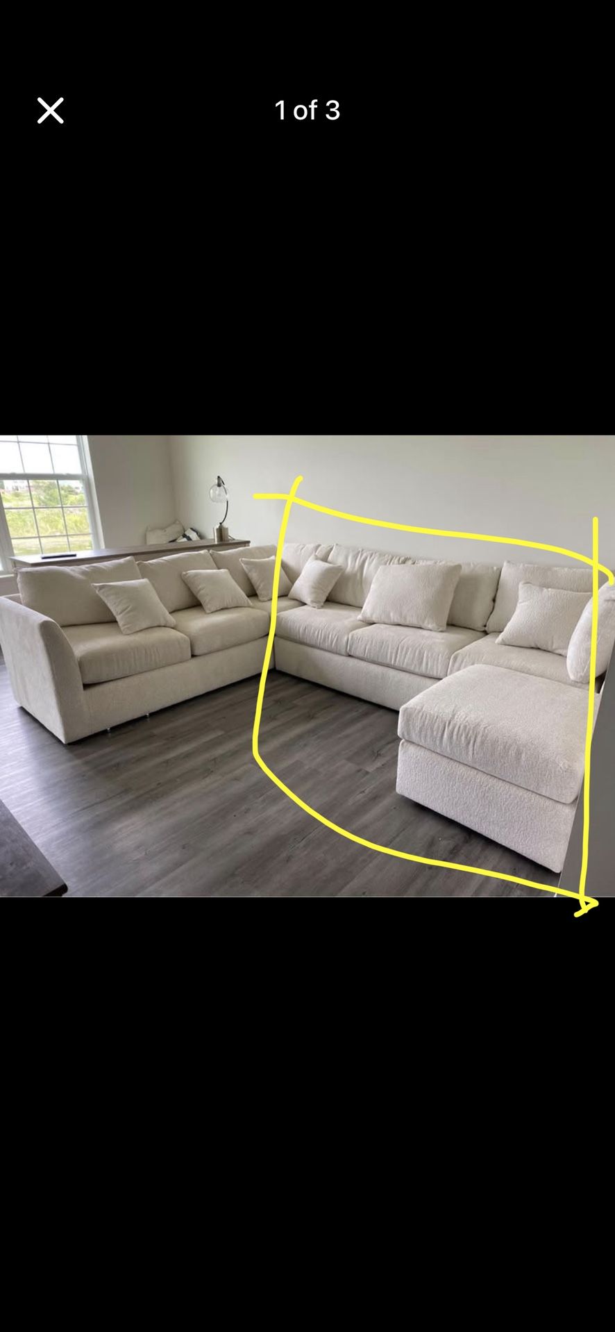 Sectional Couch & Ottoman