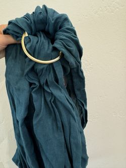 Sakura Bloom: Linen Ring Sling