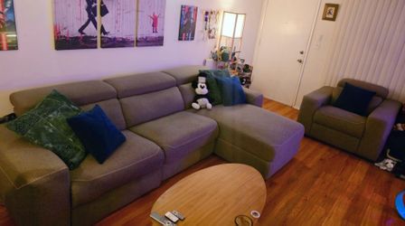 *DEAL* Powered Recliner Sectional Couch and Chair Set