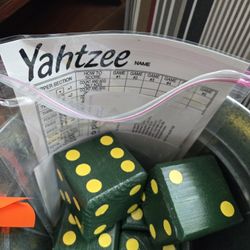 Yahtzee Parkers Yard Dice Game