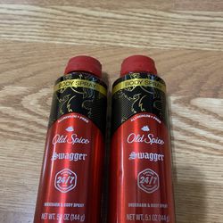 2 Old Spice Body Spray 