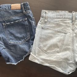 2 Aeropostale Jean Shorts-size 4