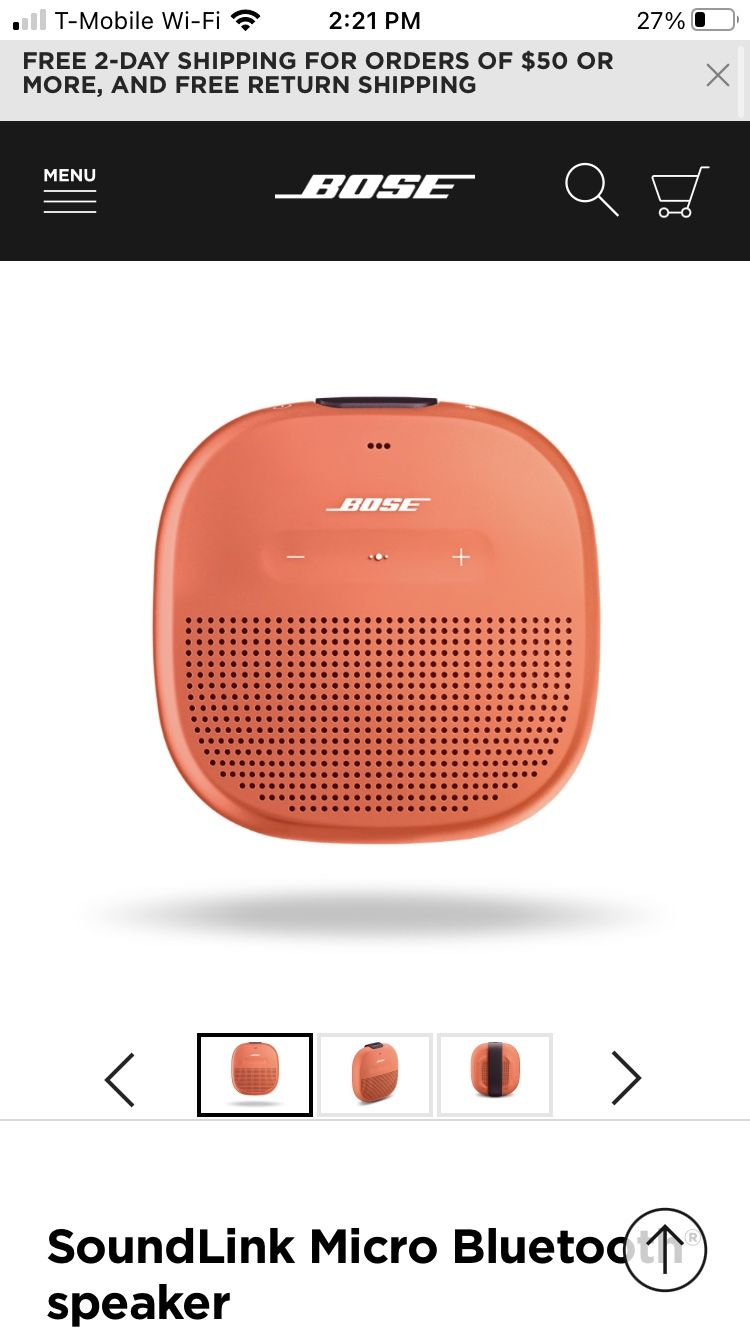 New Bose BlueTooth Speaker Soundlink