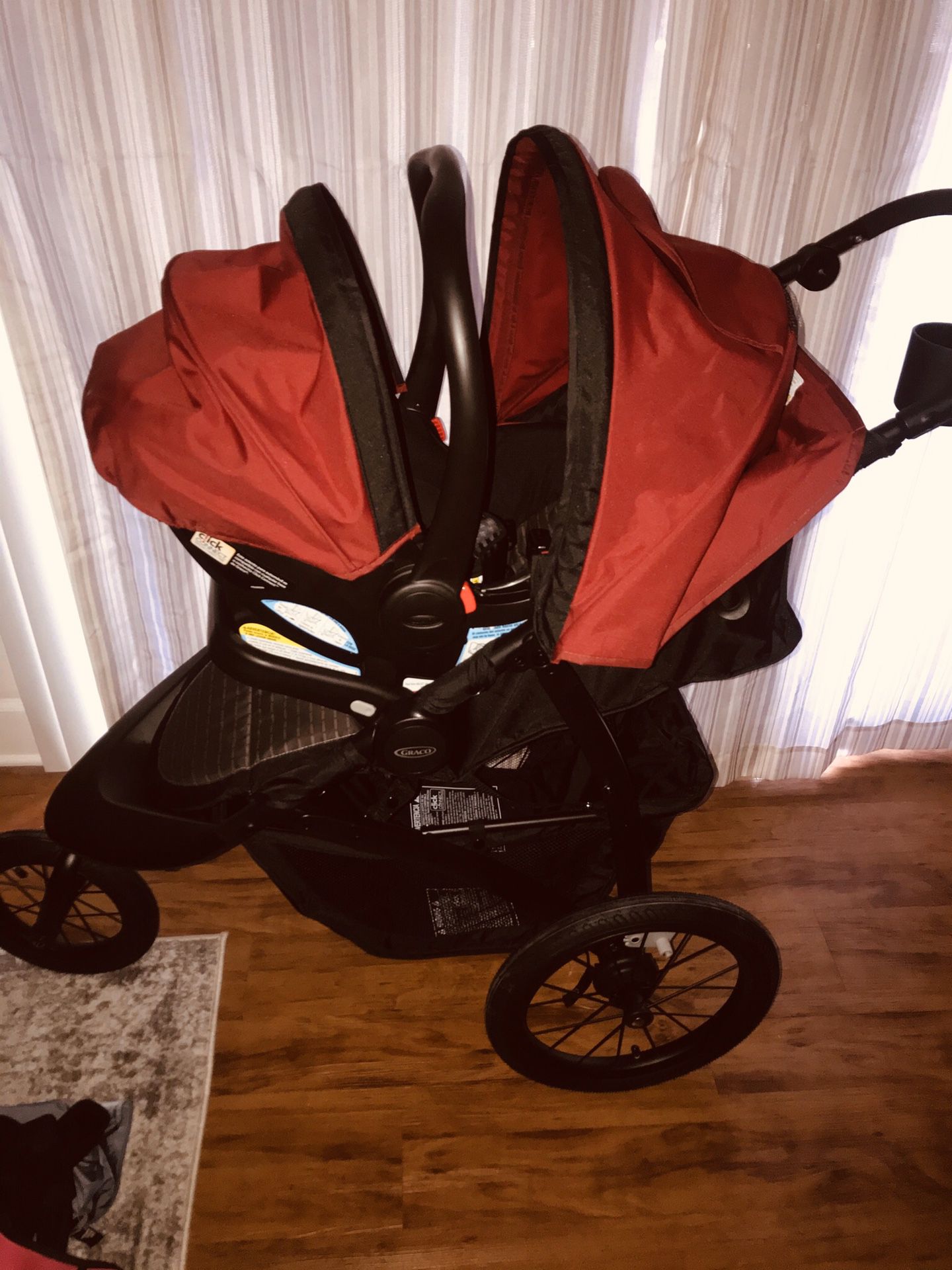 Car seat stroller and base
