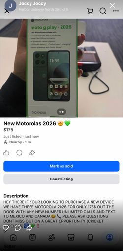 Motorola 2026 & Sam S25 FE