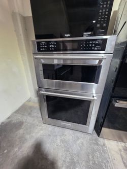27" KITCHENAID MICROWAVE OVEN COMBO STAINLESS STEEL