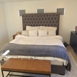 7' Tall Tufted Headboard