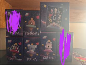 BT21 MCDONALDS TOYS ( read description )