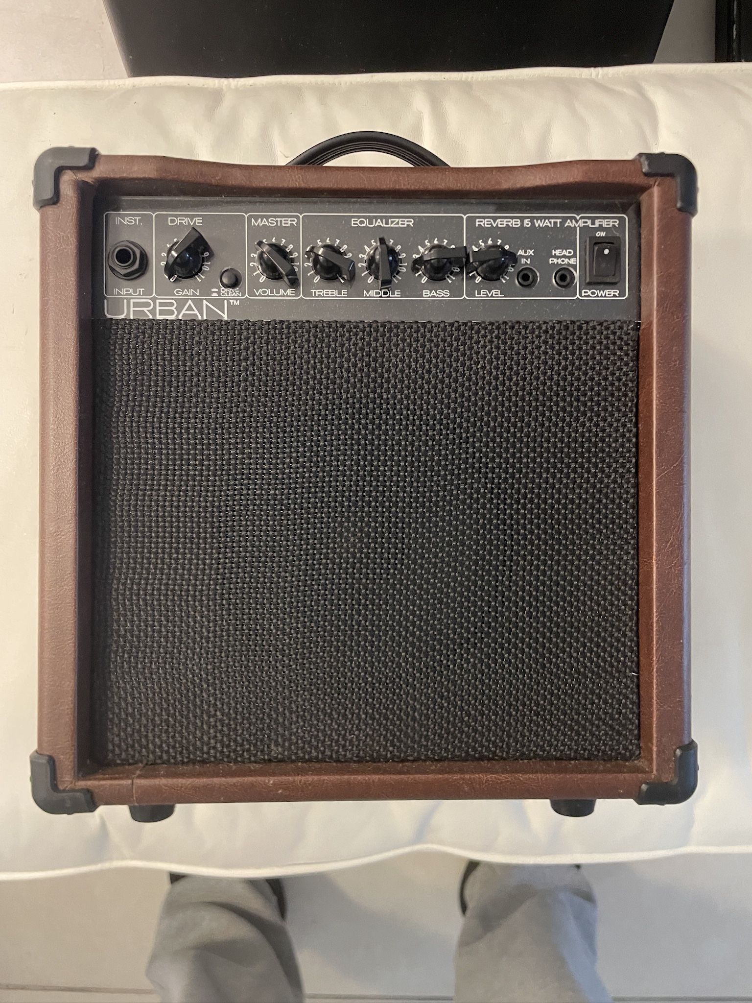 Keith Urban Guitar Collection 15 Watt Amp Model KU-28 Tested Works Combo Brown
