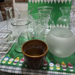 Multiple Glass Vases
