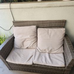 Outside Couch + Table
