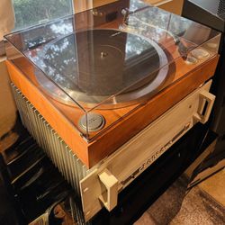 Denon DP 500M Turntable With Ortofon Cartridge 2M Red