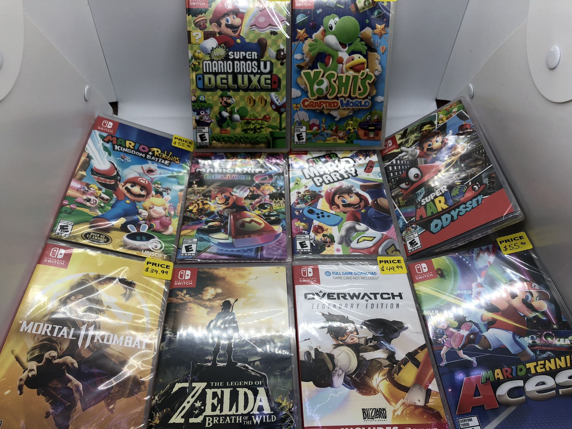 GAMES Nintendo switch Prices Star $$$45 To $$$55