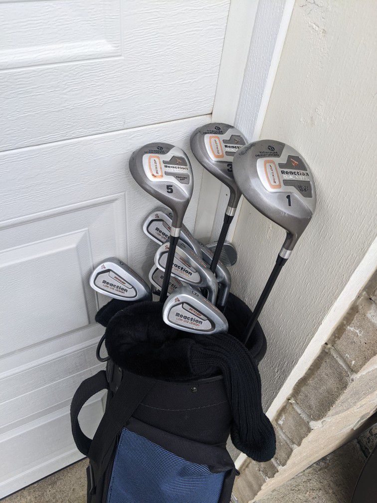 Reaction Golf Clubs And Golf Bag Only $25!