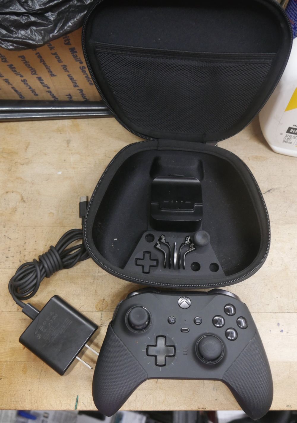 Microsoft controller 1797 with charging box tested pre owned missing small accessories 887622-1