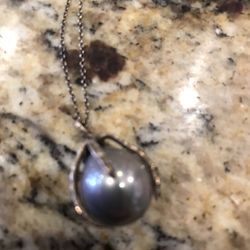 925 Big Pearl Necklace